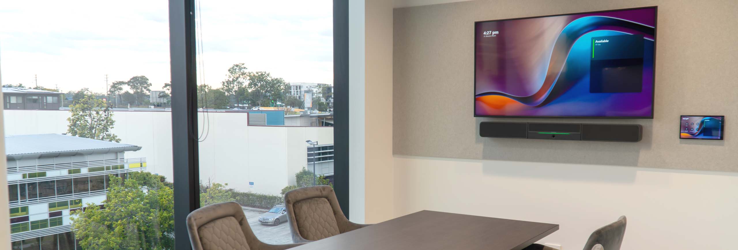 The executive meeting room at the Michael Hill Jewellers head office