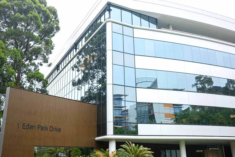 Our Commitment to Global Environmental Sustainability | Engagis 1 Building facade at Eden Park Drive