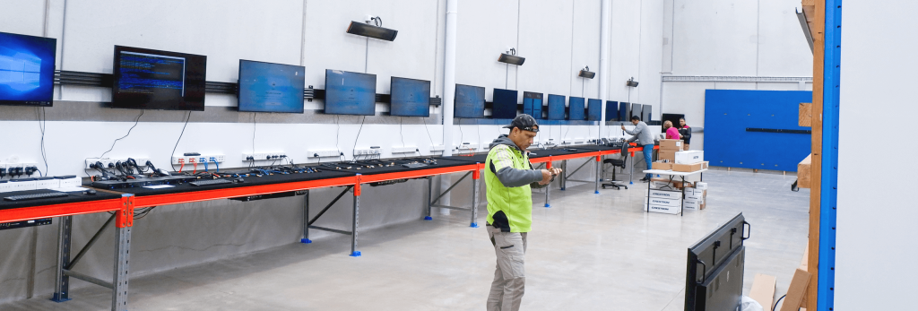 inside the Engagis Staging and Fulfilment Centre (SFC)