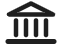 Bank branch icon (stats bar) Bank branch icon